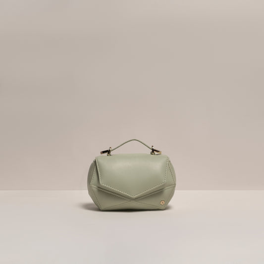 Puffer Clutch Mint Green