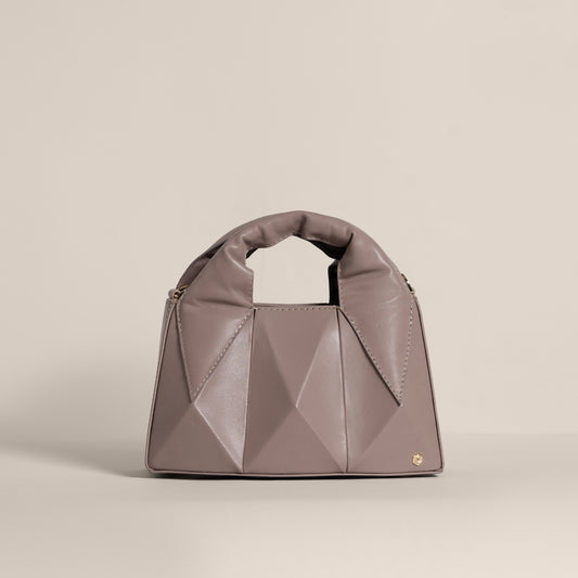 Hexella Minibag Taupe Grey Cloud
