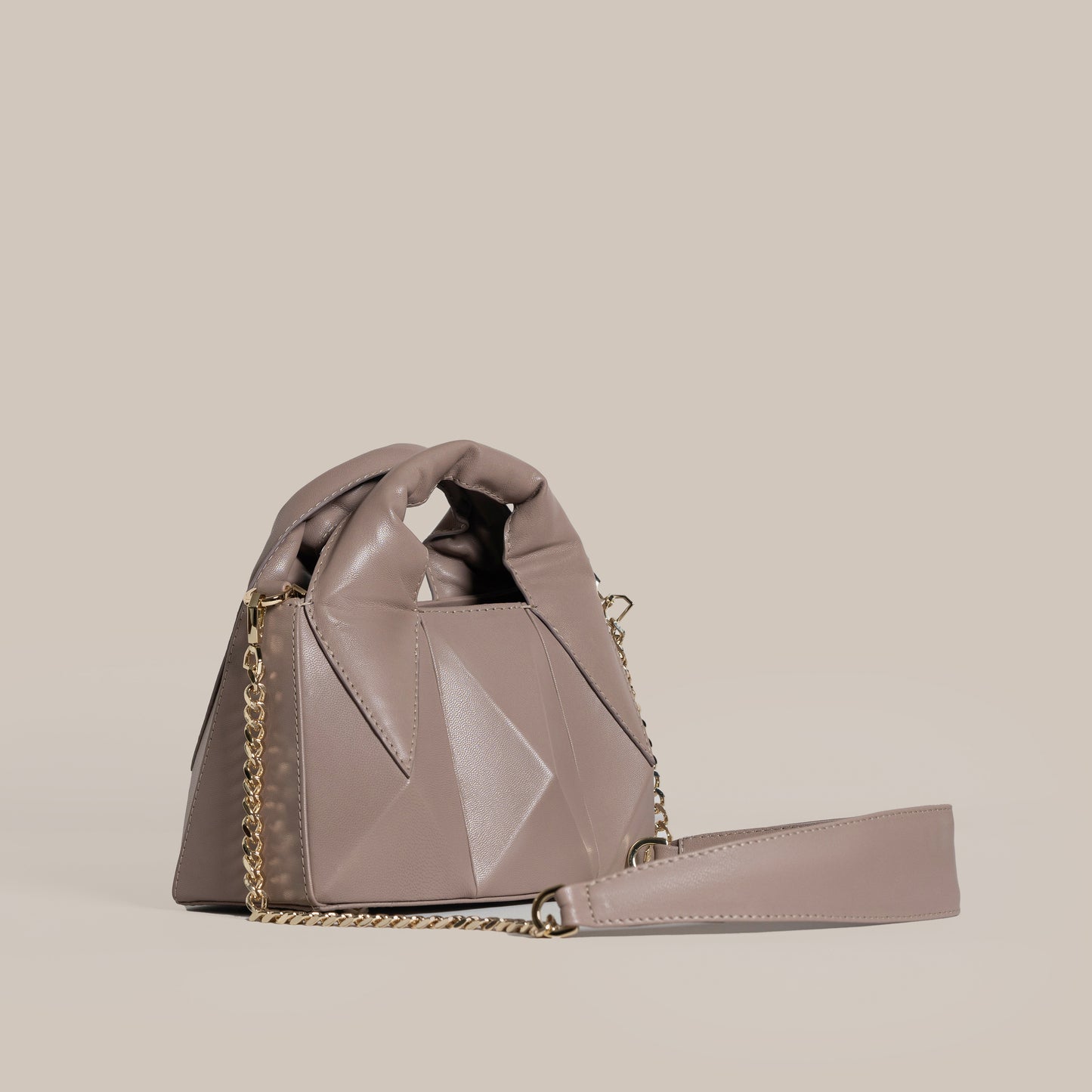 Hexella Minibag Taupe Grey Cloud