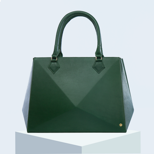 Hexella Large Tote Emerald
