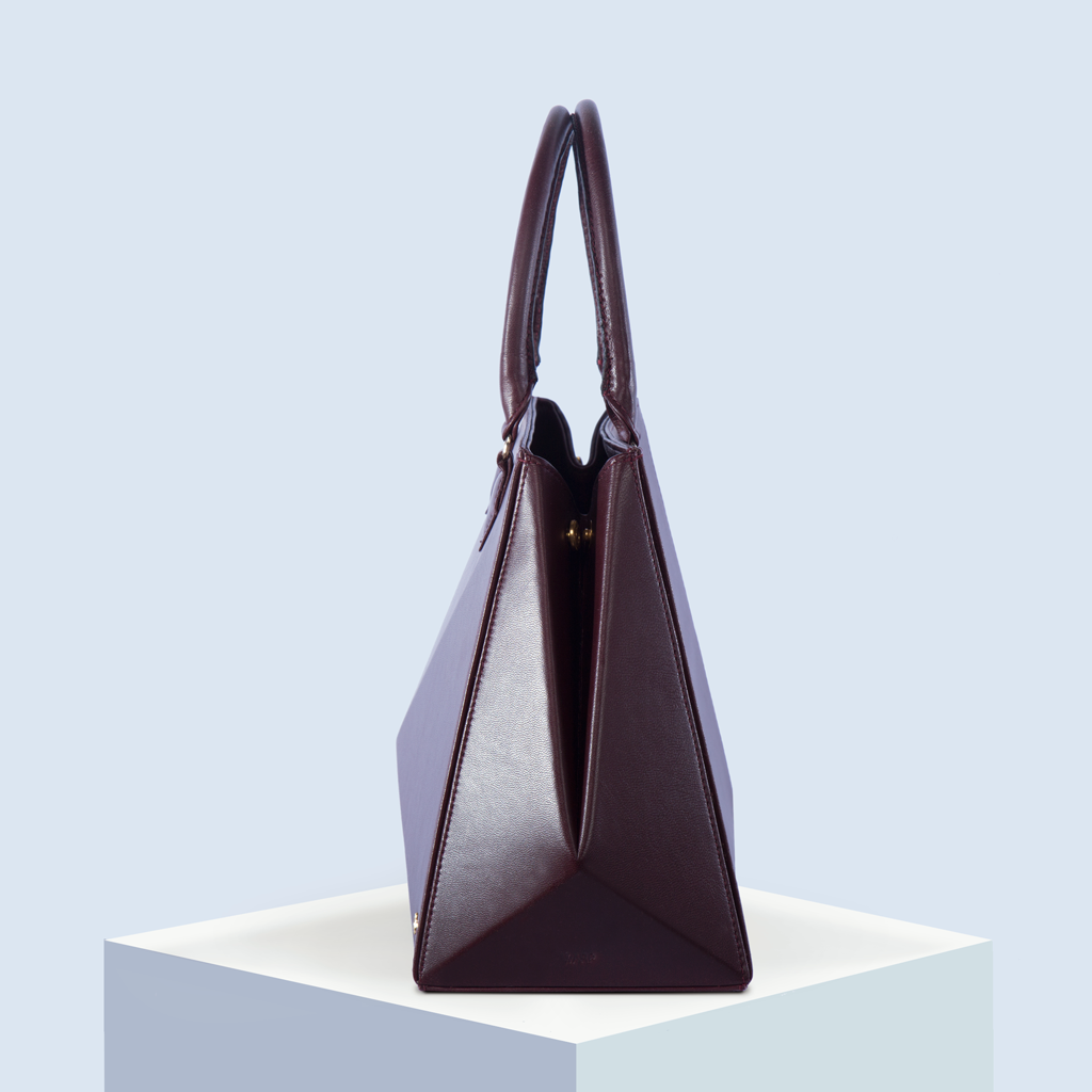 Hexella Large Tote Oxblood
