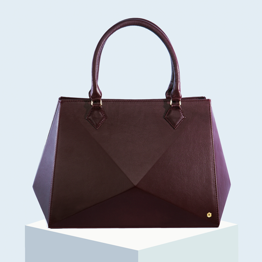 Hexella Large Tote Oxblood