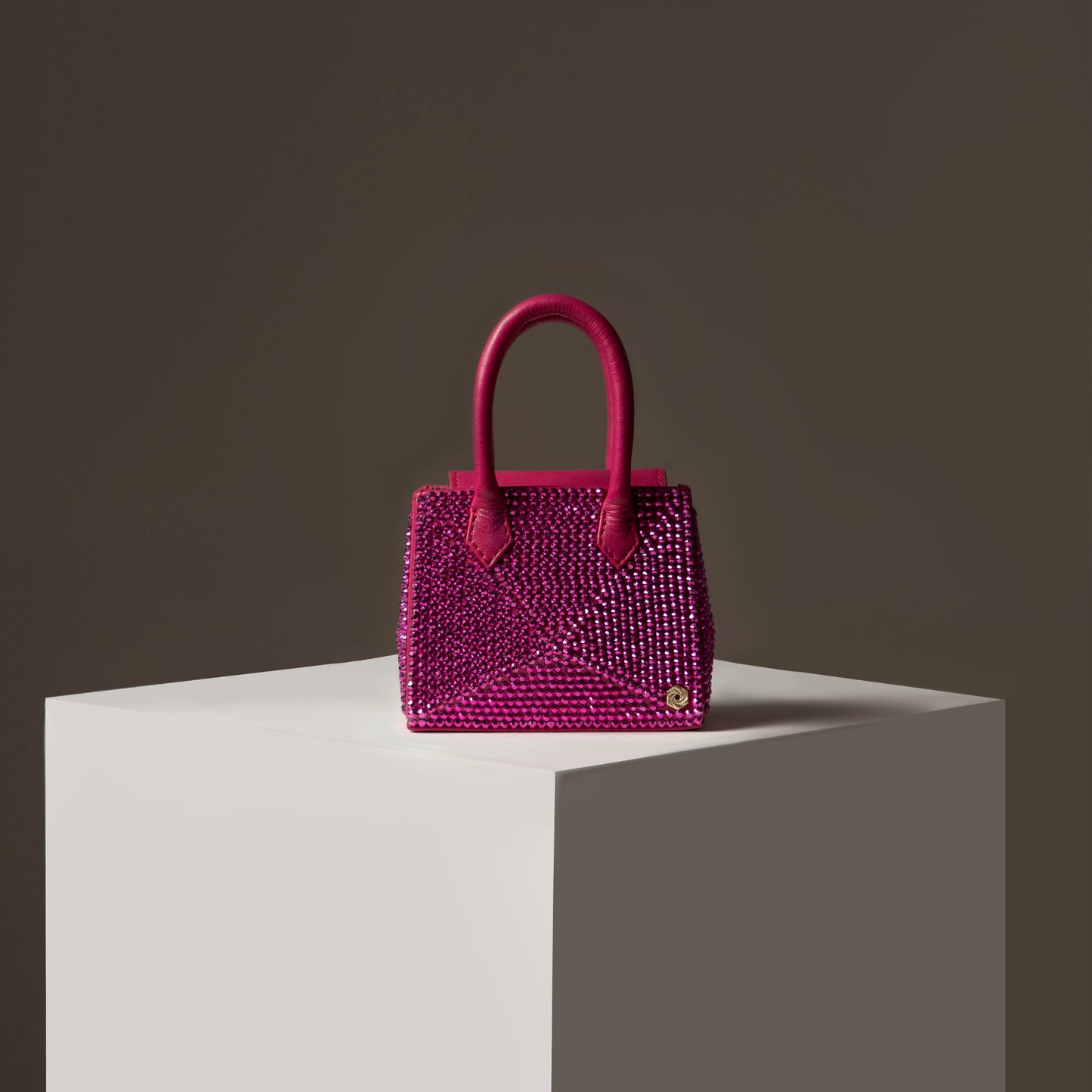 Crystal Petit Metallic Fuchsia