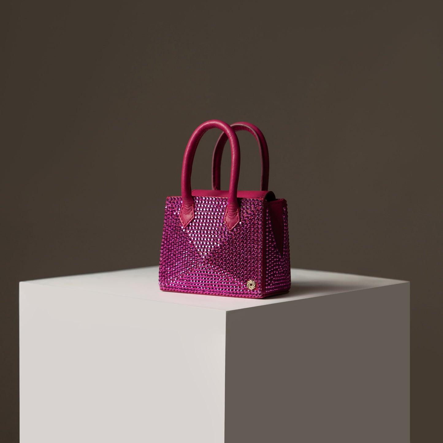 Crystal Petit Metallic Fuchsia