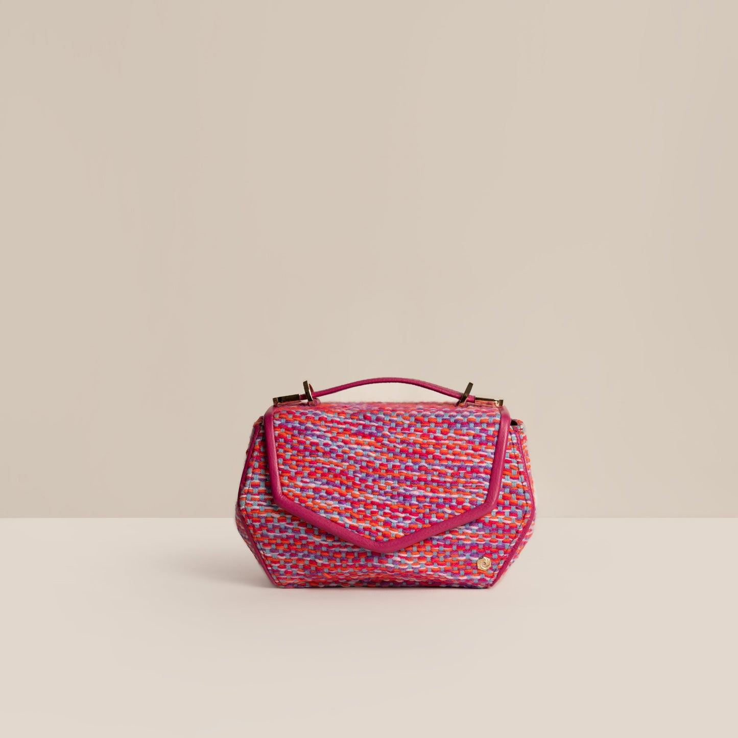 Trippy Berry Woven Clutch