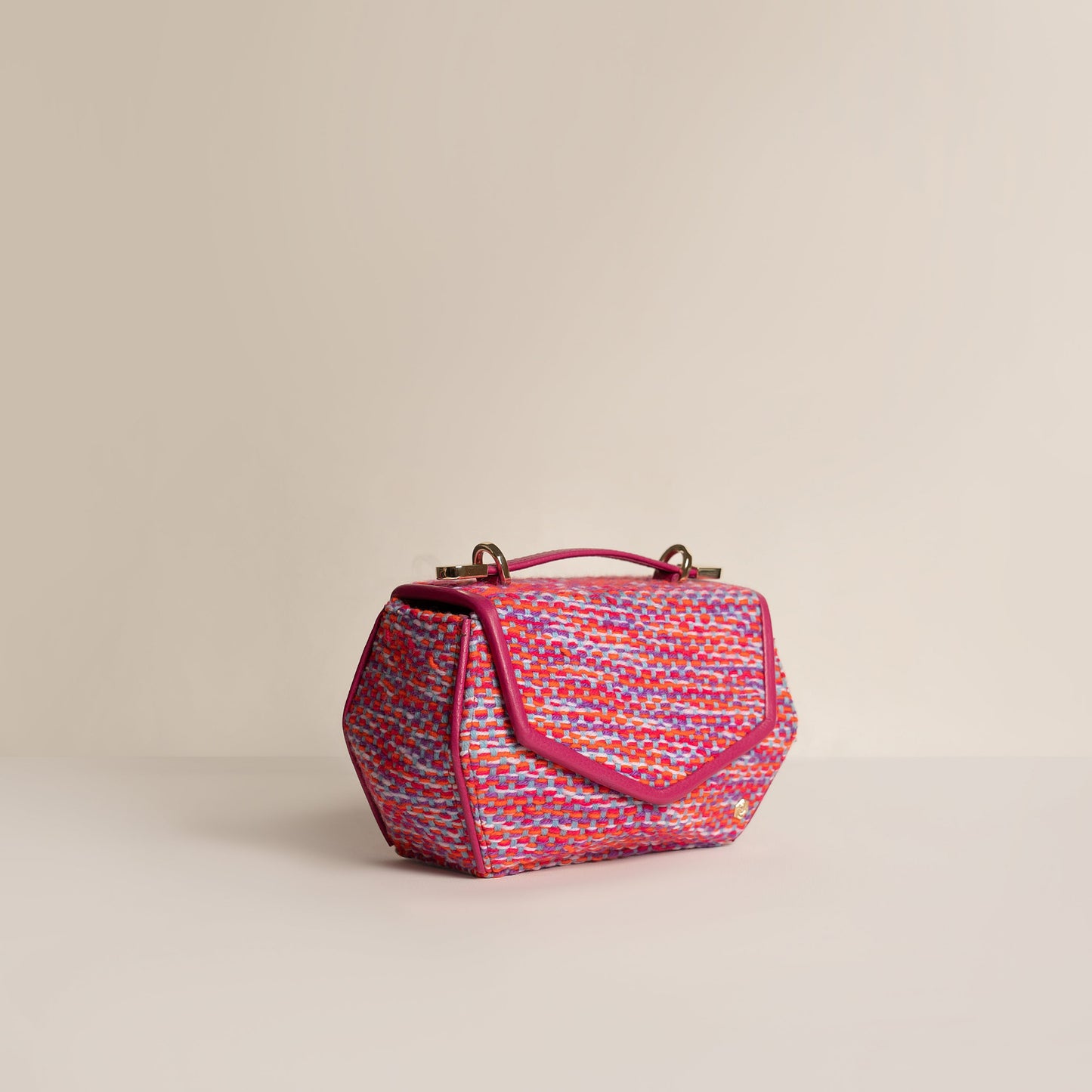Trippy Berry Woven Clutch