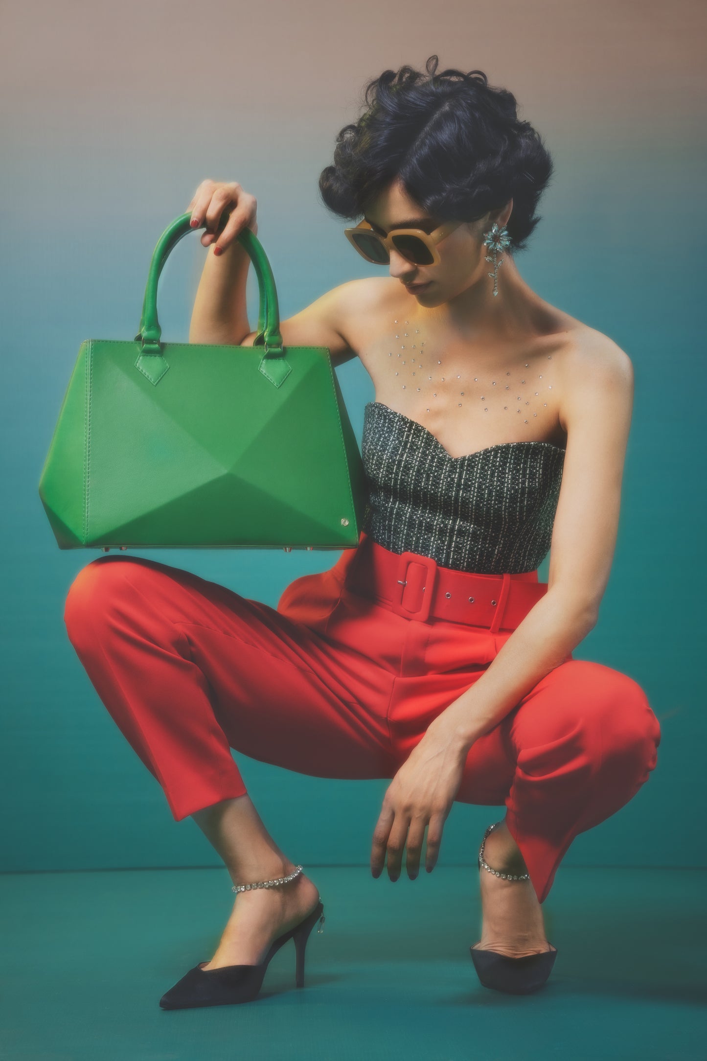 Hexella Large Tote Parakeet